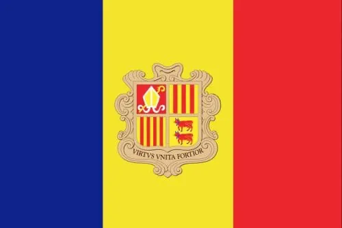 andorre vs Montenegro - drapeau