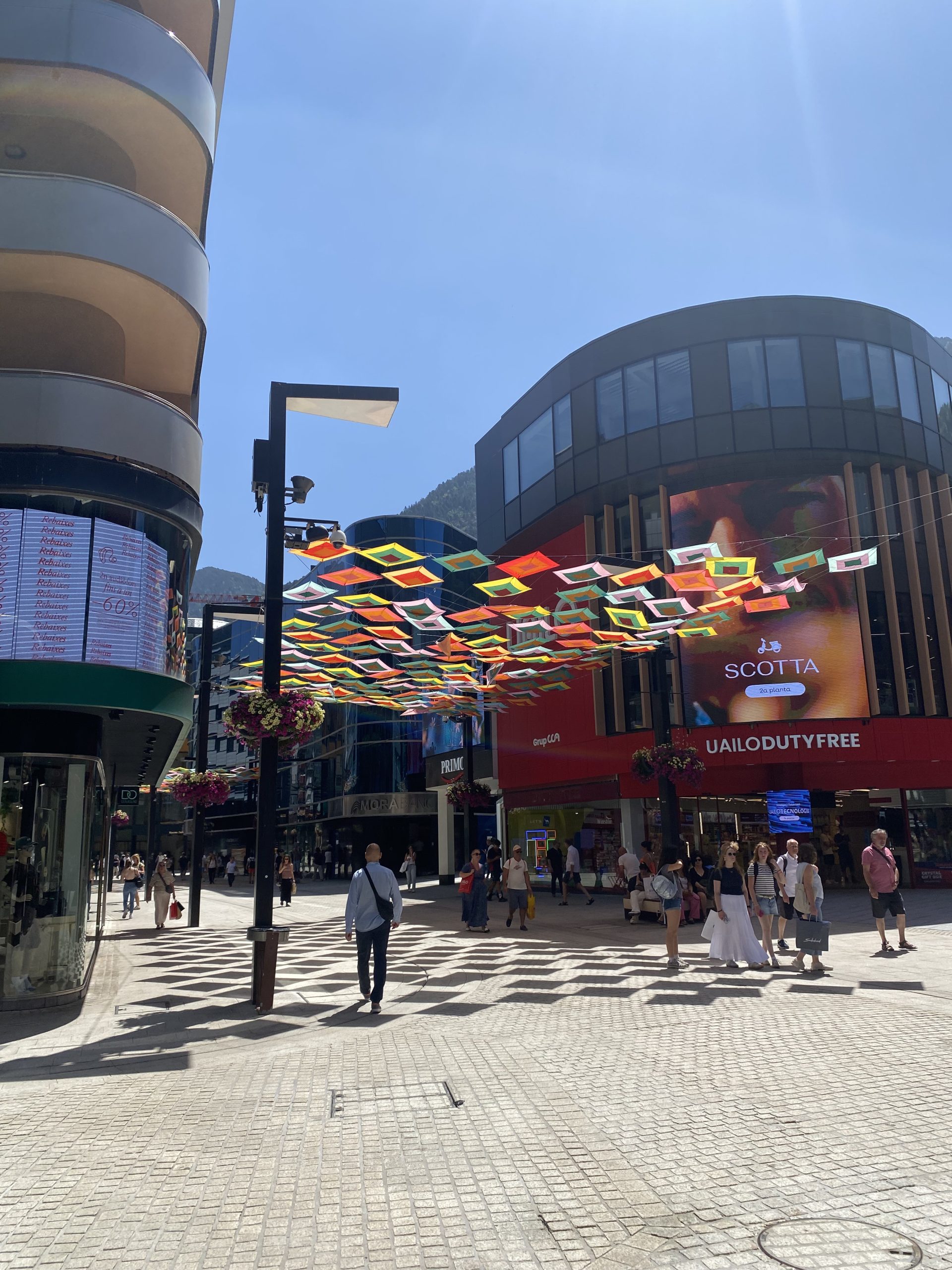 Andorre-la-Vella, capitale de la Principaute d'Andorre